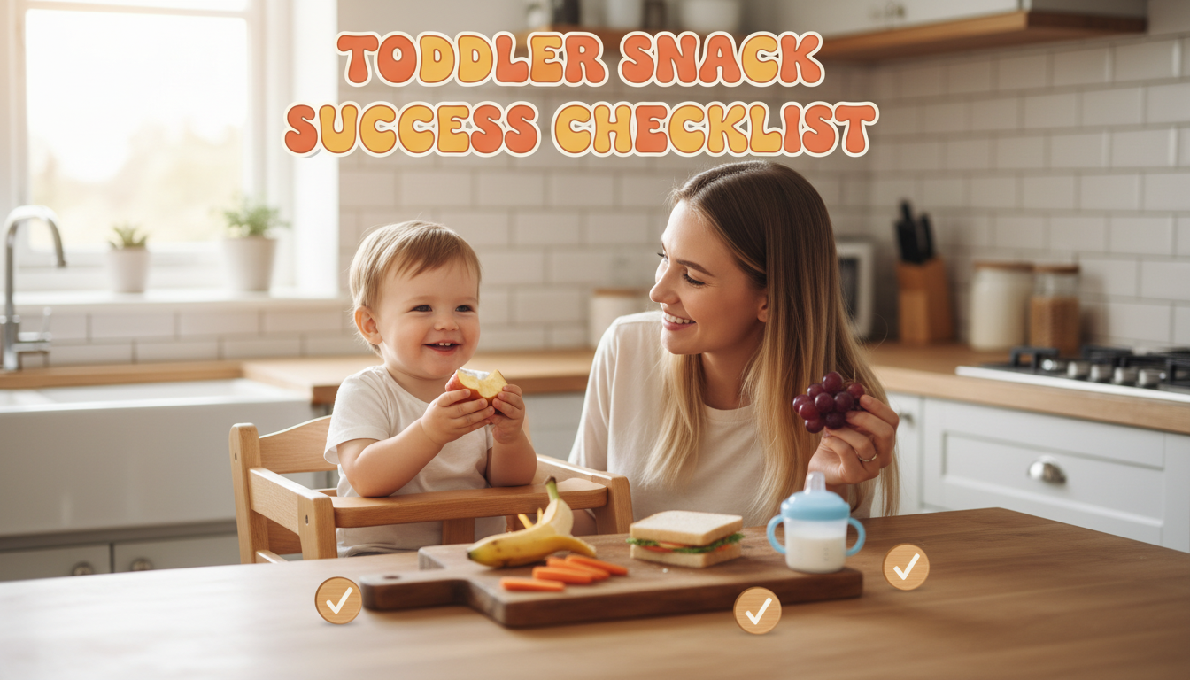Daycare-Ready Toddler Snacks: Checklist & Weekly Planner